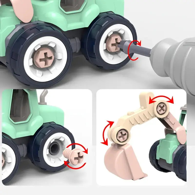 Building Masters Mini Engineering Vehicle Set™ - Pojazdy budowlane