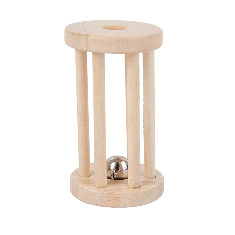 Music Rattle™ – Klatka Merry Roll – Drewniane zabawki z grzechotką