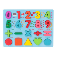 Thumbnail for SmartBoard – Kolorowe i edukacyjne – puzzle edukacyjne Montessori z cyframi i literami