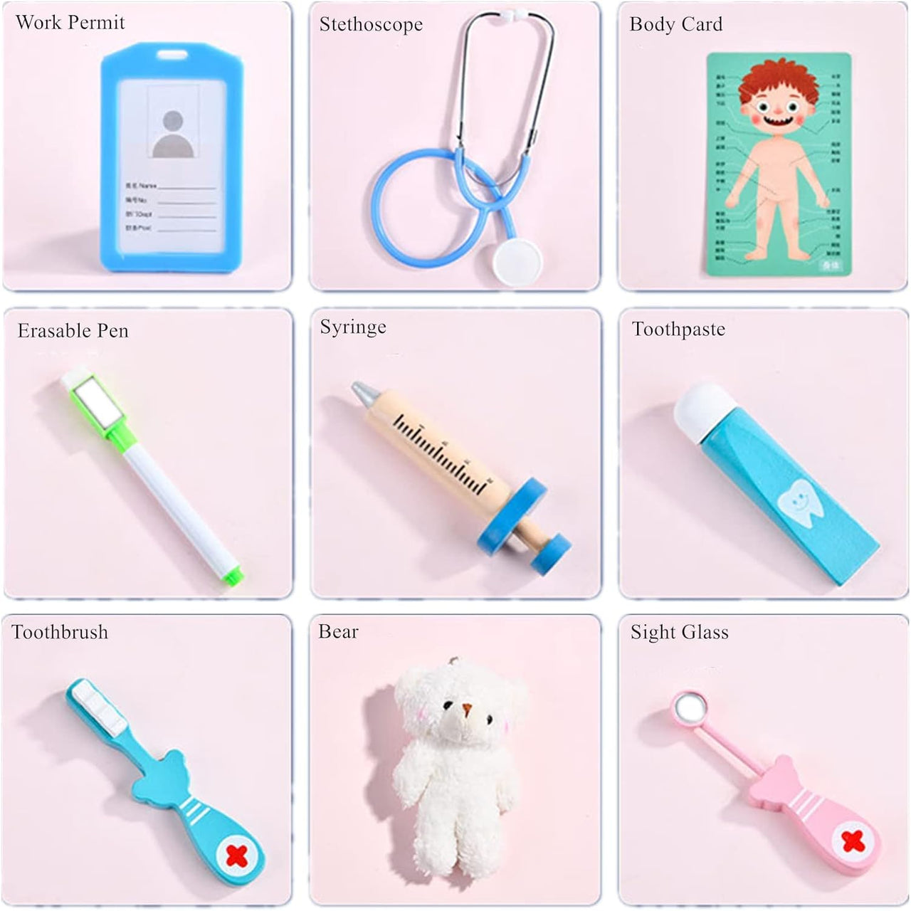 Woods™ - Zestaw do zabawy w dentystę - Mały dentysta