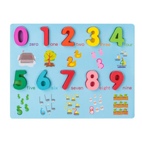 Thumbnail for SmartBoard – Kolorowe i edukacyjne – puzzle edukacyjne Montessori z cyframi i literami