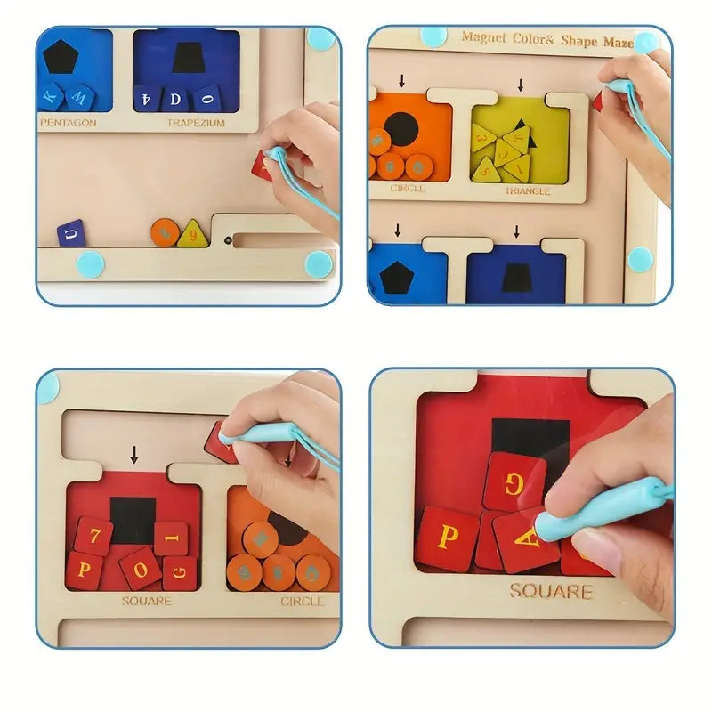 Magnetic Maze™ - Edukacyjny labirynt magnetyczny - Nauka przez zabawę