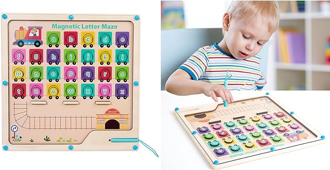 Magnetic Maze™ - Edukacyjny labirynt magnetyczny - Nauka przez zabawę
