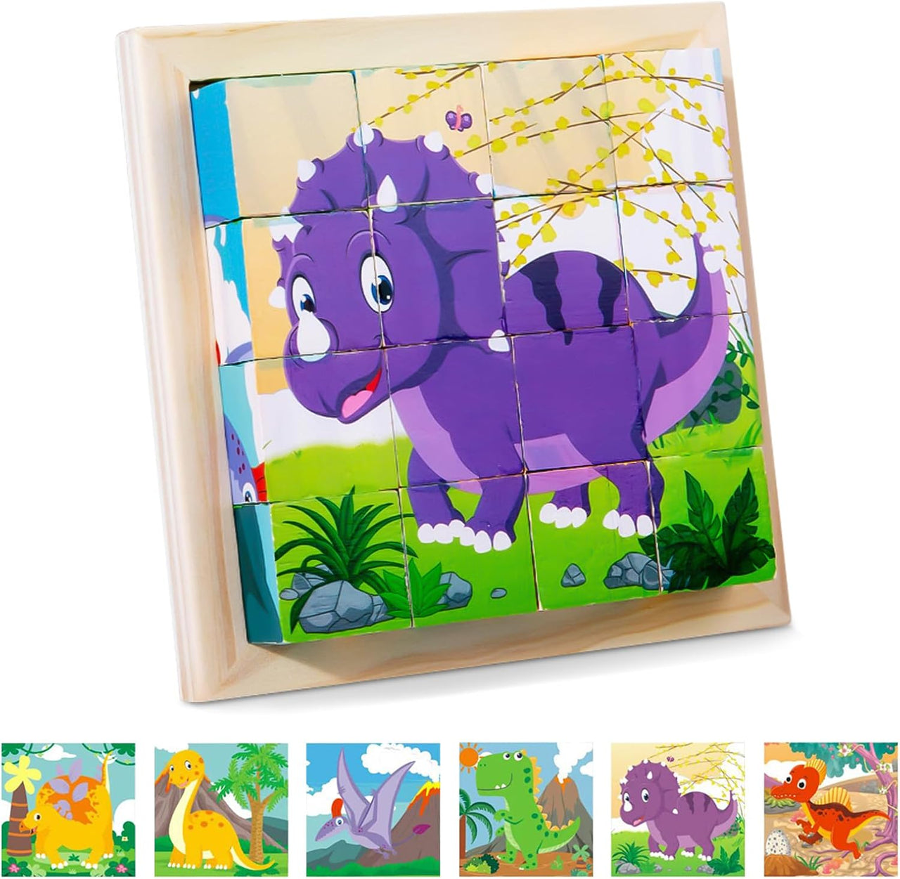 CubePuzzle – Zabawa i edukacja - drewniane klocki 3D