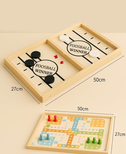 Foosball™ - Łatwa w konfiguracji - drewniana gra planszowa