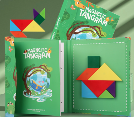 Woods™ - Zachęcaj do logicznego myślenia - drewniana układanka Tangram