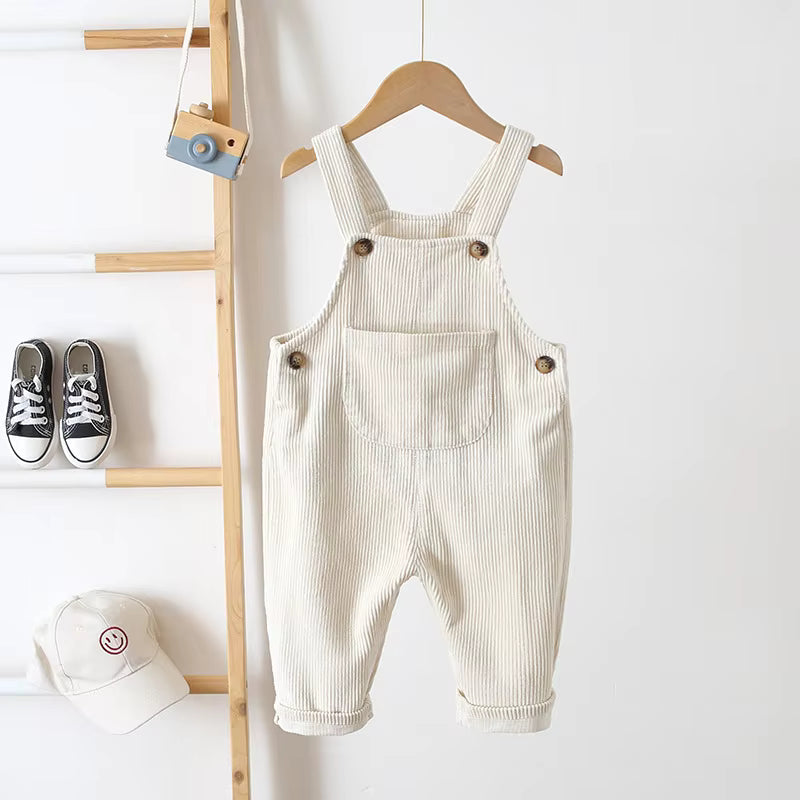 TinyTrend – Wygodne i stylowe – spodnie ogrodowe z dzianiny prążkowanej
