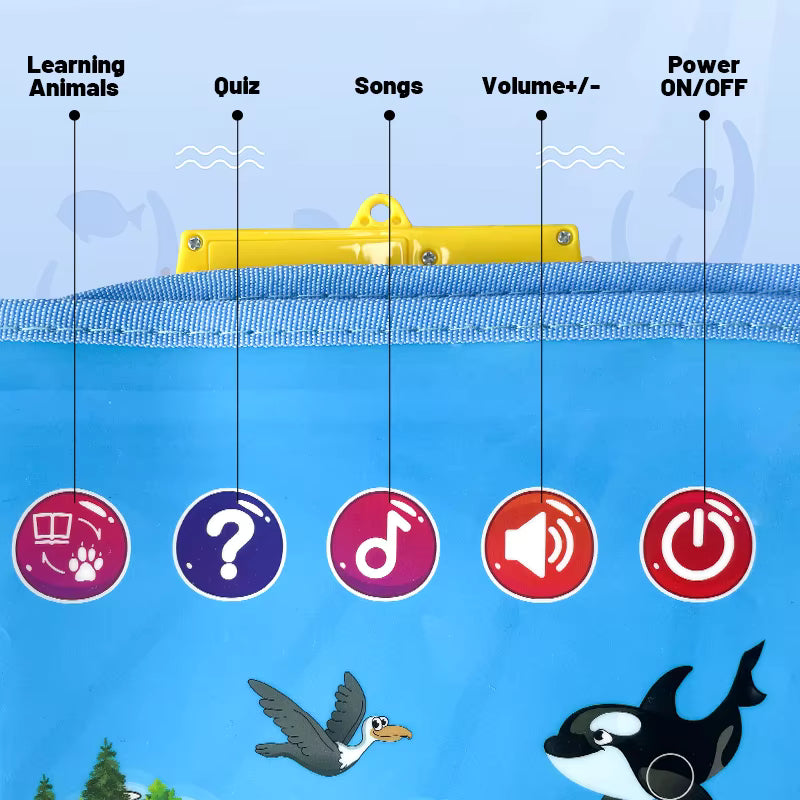 LittleExplorers – Nauka i zabawa – mapa świata zwierząt
