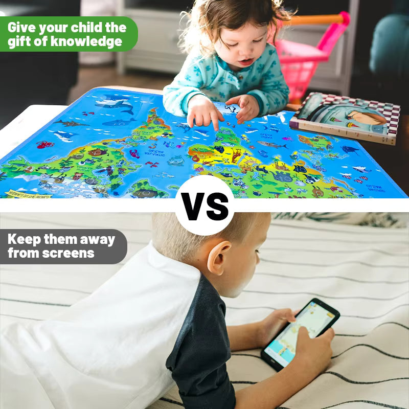 LittleExplorers – Nauka i zabawa – mapa świata zwierząt
