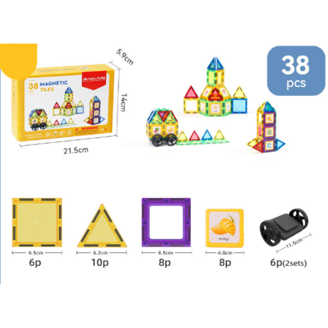Magnet Toys™ - Magnetyczna układanka - Zabawka edukacyjna