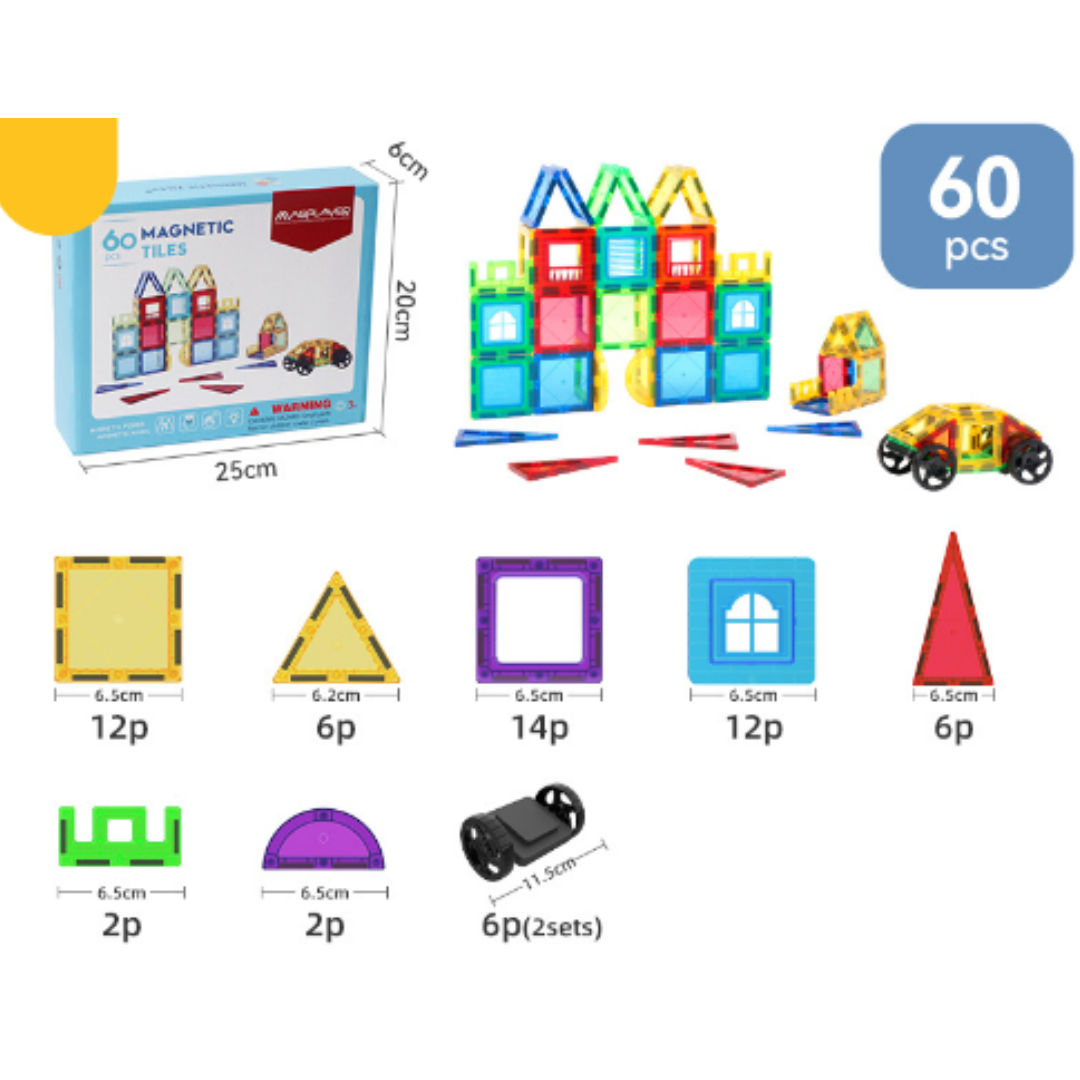 Magnet Toys™ - Magnetyczna układanka - Zabawka edukacyjna