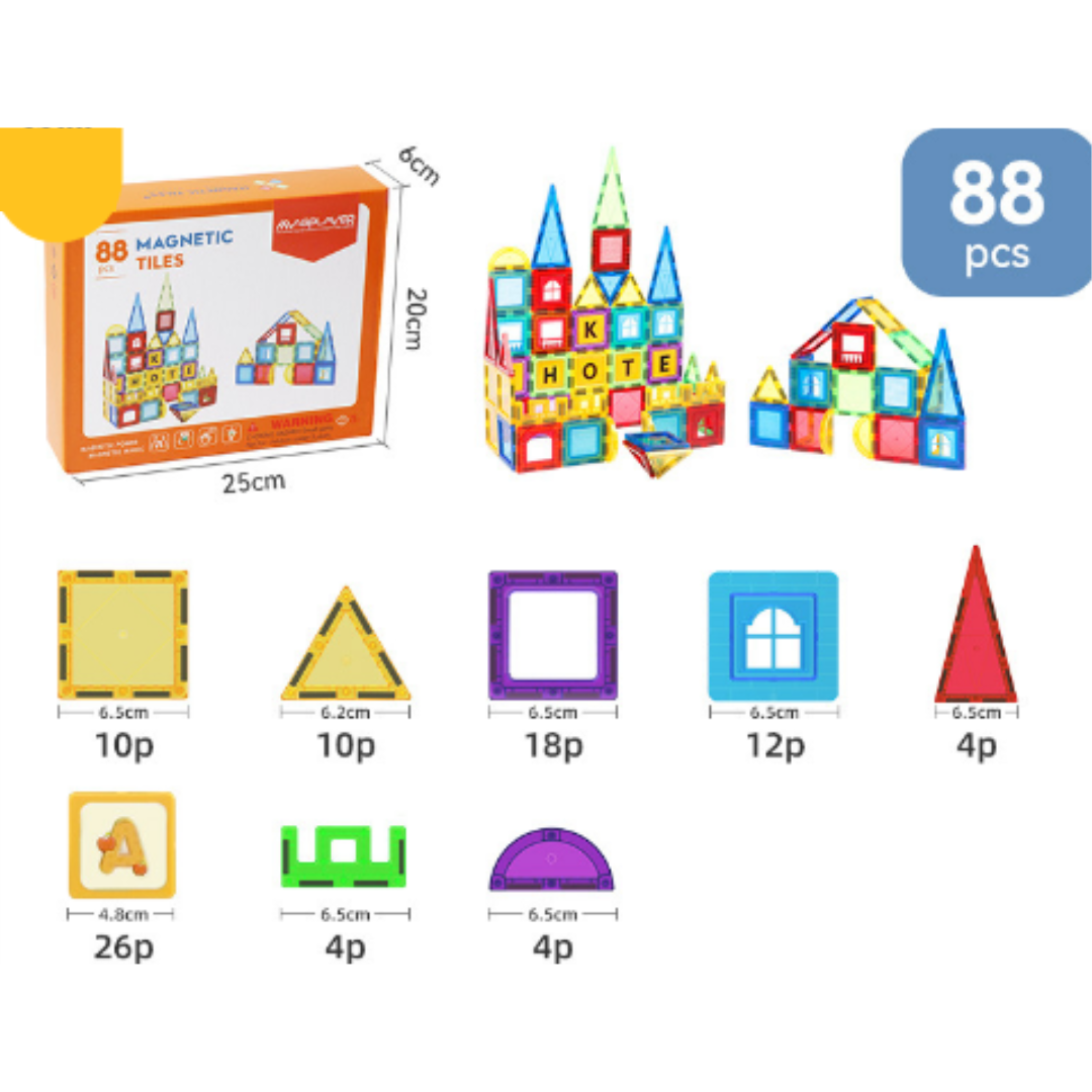 Magnet Toys™ - Magnetyczna układanka - Zabawka edukacyjna