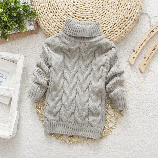 Mini Fashion™ - Ciepły sweterek dla dziecka - Golf dziecięcy