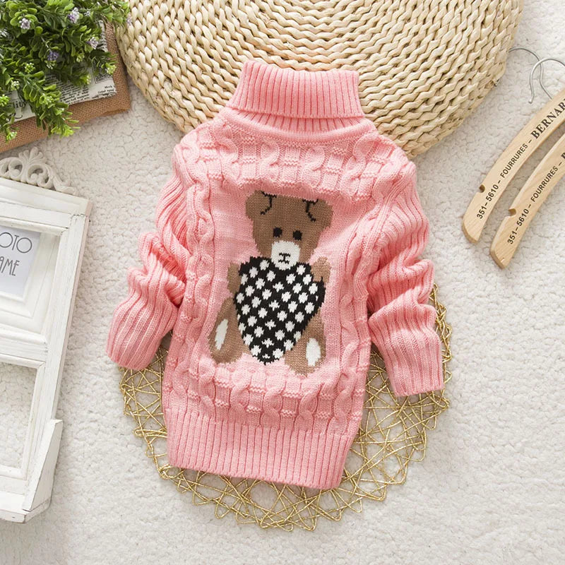 Mini Fashion™ - Ciepły sweterek dla dziecka - Golf dziecięcy