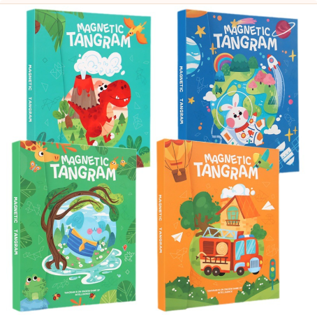 Woods™ - Zachęcaj do logicznego myślenia - drewniana układanka Tangram