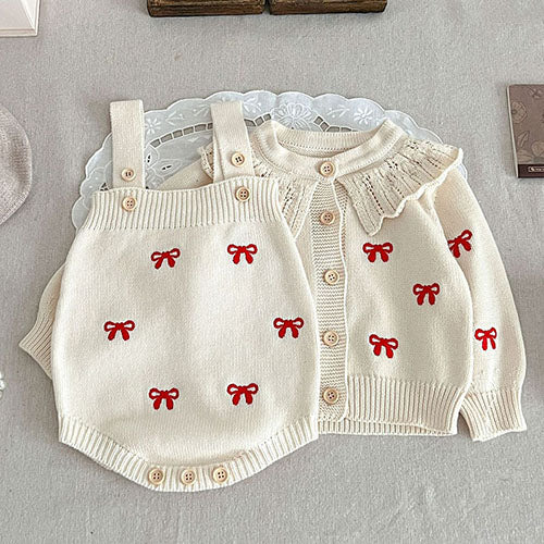 Mini Fashion™ - Zestaw dziecięcy z dzianiny - Odzież dla dzieci