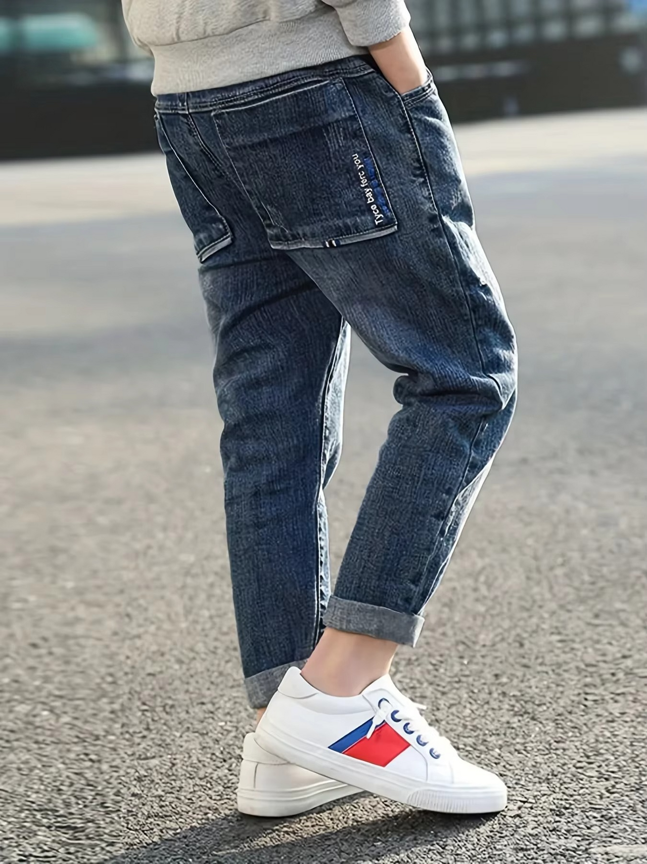 UrbanJeans – Casual & Trendy – Chłopięce spodnie jeansowe slim fit