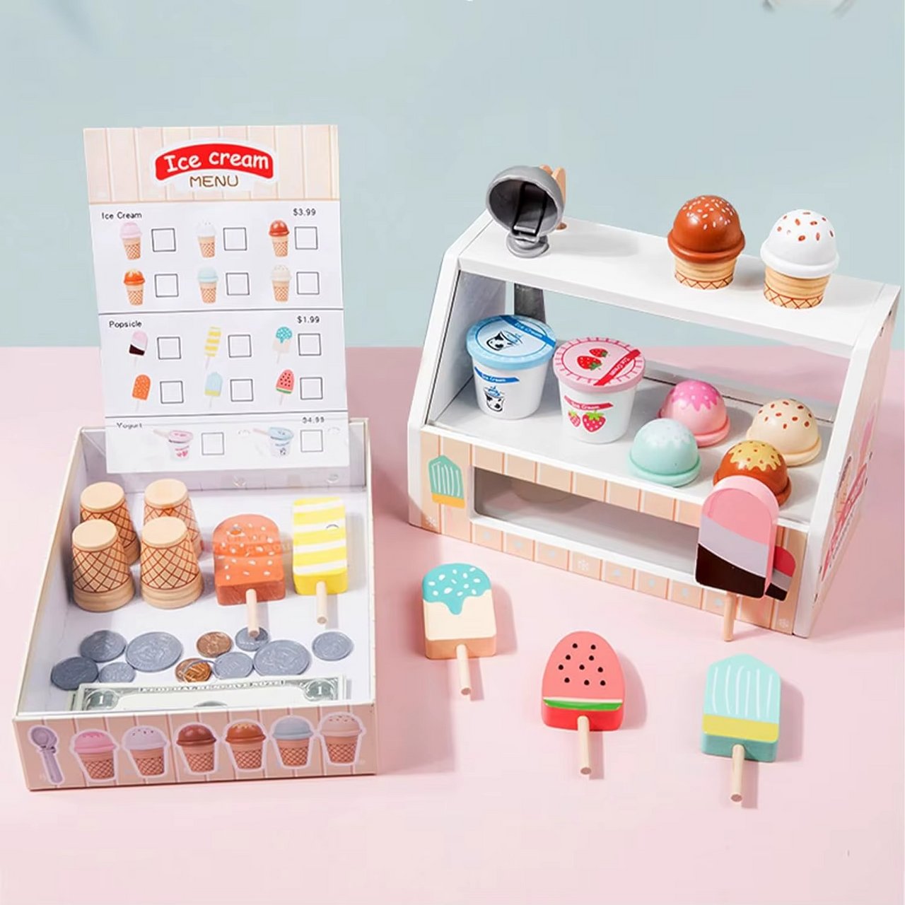 Ice Cream Playset™ - Kreatywny i edukacyjny - zestaw do zabawy z lodami