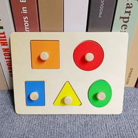Thumbnail for Woods™ - Geometryczna drewniana układanka - Puzzle edukacyjne