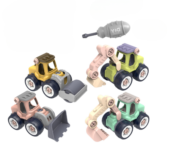 Building Masters Mini Engineering Vehicle Set™ - Pojazdy budowlane