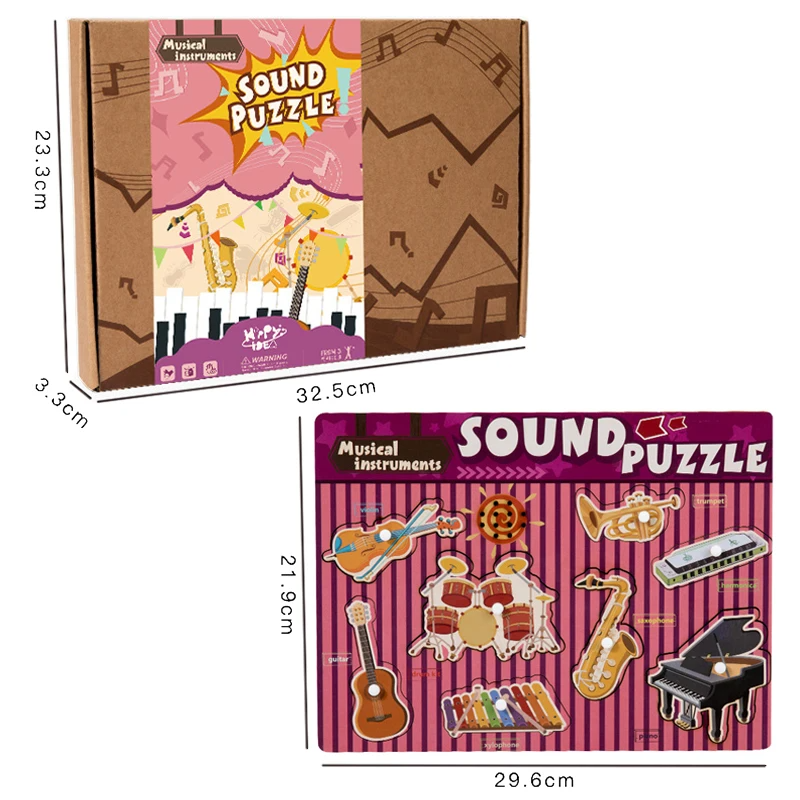 Sound Matching Game™ - Układanka dźwiękowa - Zabawka edukacyjna