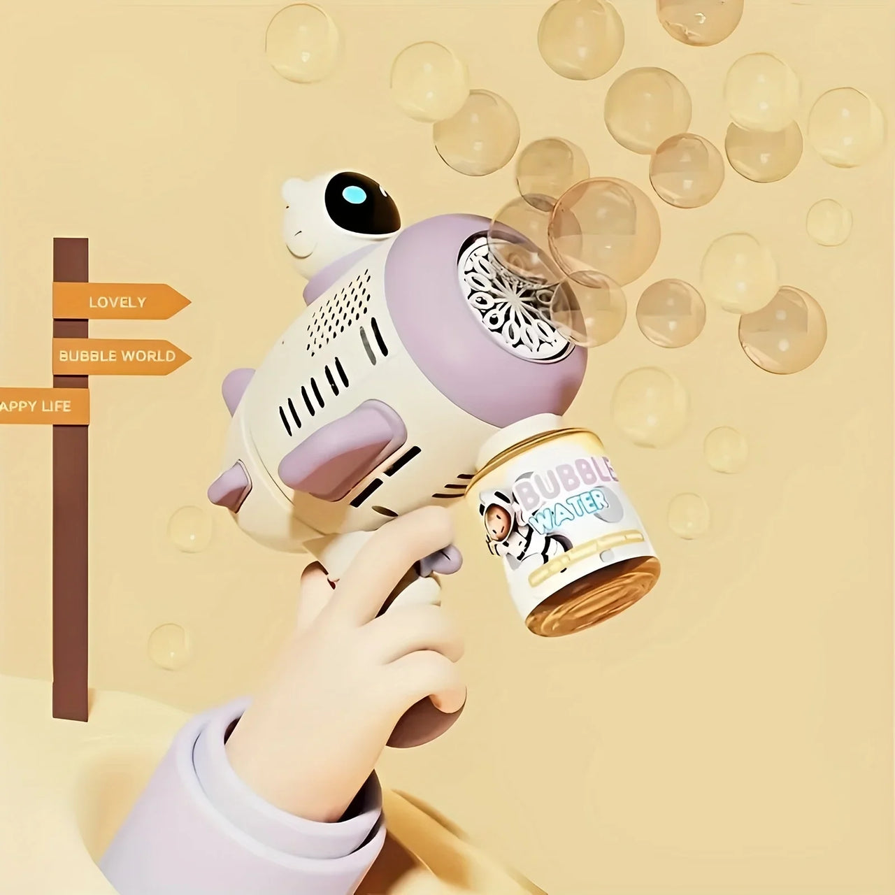 Spaceman Bubble Blaster™ - Pistolet do baniek mydlanych - Zabawki