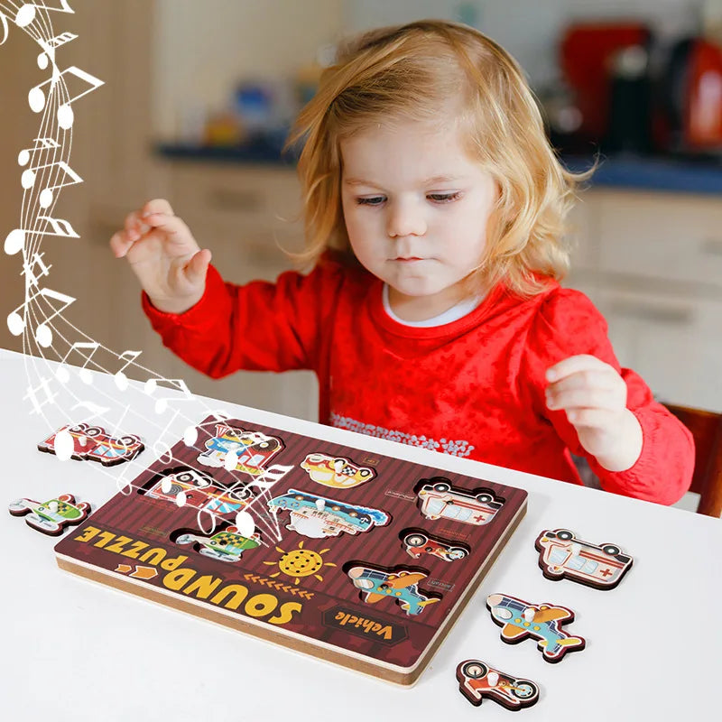 Sound Matching Game™ - Układanka dźwiękowa - Zabawka edukacyjna