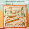 Magnetic Maze™ - Drewniana układanka magnetyczna - Zabawka edukacyjna