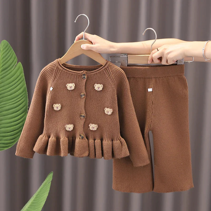 Mini Fashion™ - Dwuczęściowy zestaw zimowy - Odzież dziecięca