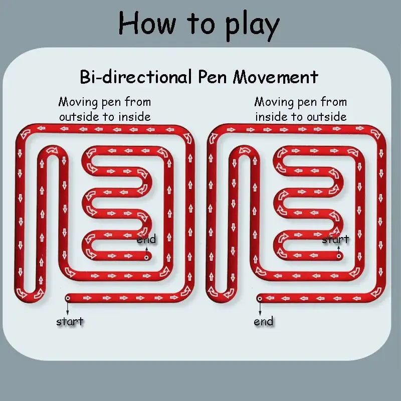 BrainBoost Puzzle Toy Pen™ - Mózg pociągu - Zabawkowy długopis logiczny
