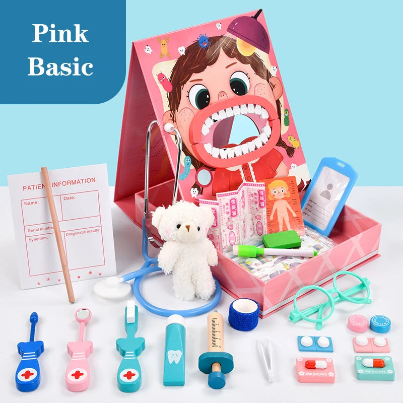 Woods™ - Zestaw do zabawy w dentystę - Mały dentysta