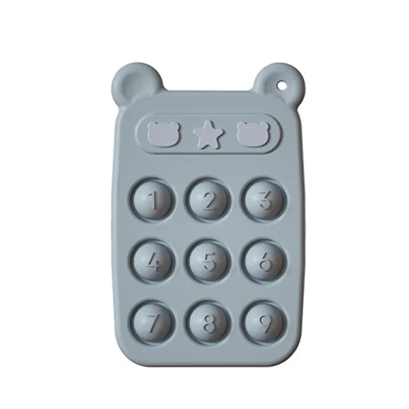 Fidget Toy™ - Silikonowy telefon sensoryczny - Gryzak i zabawka 2 w 1