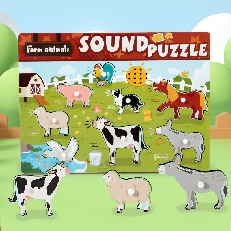 Sound Matching Game™ - Układanka dźwiękowa - Zabawka edukacyjna