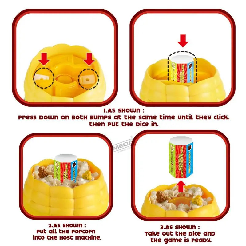 Popcorn Game™ - Gra rodzinna prażona kukurydza - Zabawki