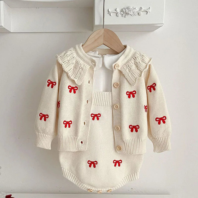 Mini Fashion™ - Zestaw dziecięcy z dzianiny - Odzież dla dzieci