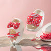 Mini Fashion – Wesoły i bezpieczny – Kapcie plażowe Polka