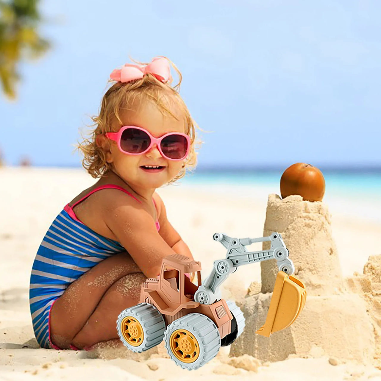 Sand Truck Set™ – Zabawa w kopanie na świeżym powietrzu - ciężarówki do piaskownicy