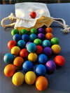 Rainbow Balls™ - Drewniane tęczowe koraliki - Zabawka sensoryczna