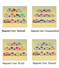 Thumbnail for Tiny Express™ – Kolorowanie i kształtowanie - drewniane zabawki kolejowe