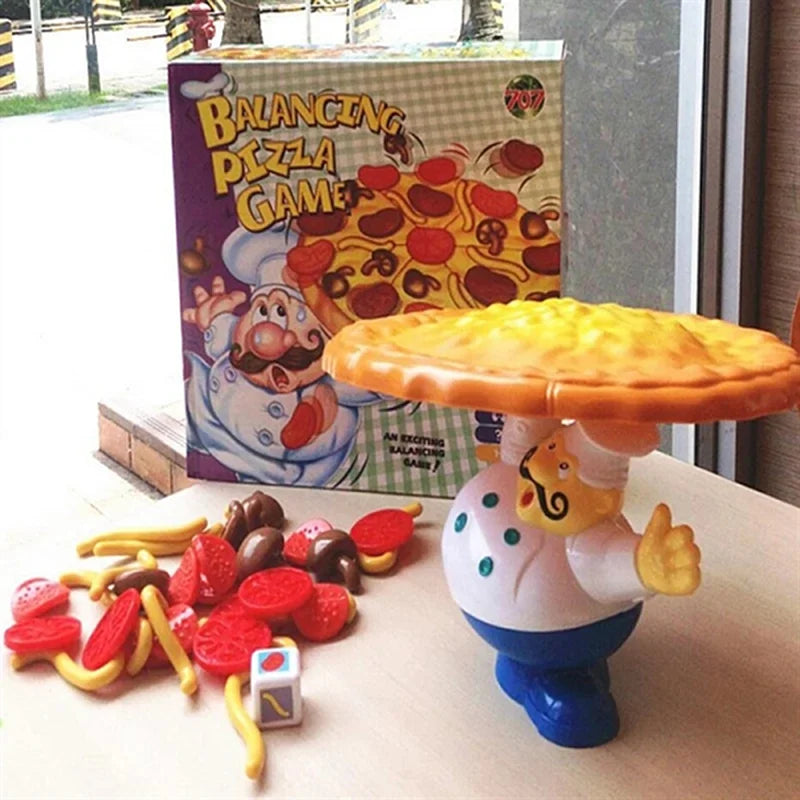 Balancing Pizza Game™ - Gra zręcznościowa balansująca pizza - Zabawka