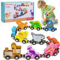 Thumbnail for Tiny Express™ – Kolorowanie i kształtowanie - drewniane zabawki kolejowe