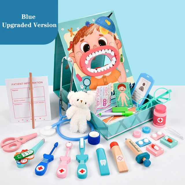 Woods™ - Zestaw do zabawy w dentystę - Mały dentysta