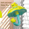 Dino Shower Spin™ – Śmiejąca się, pluskająca zabawa – Parasol z zabawkami do kąpieli