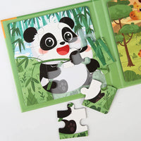 Thumbnail for Magnetic Puzzle Book™ – Zabawa z przyjaciółmi zwierząt – Magnetyczna książka z puzzlami