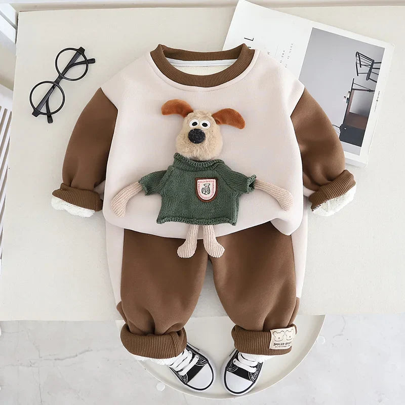 Mini Fashion™ - Jesienny dres dla dziecka - Odzież dziecięca