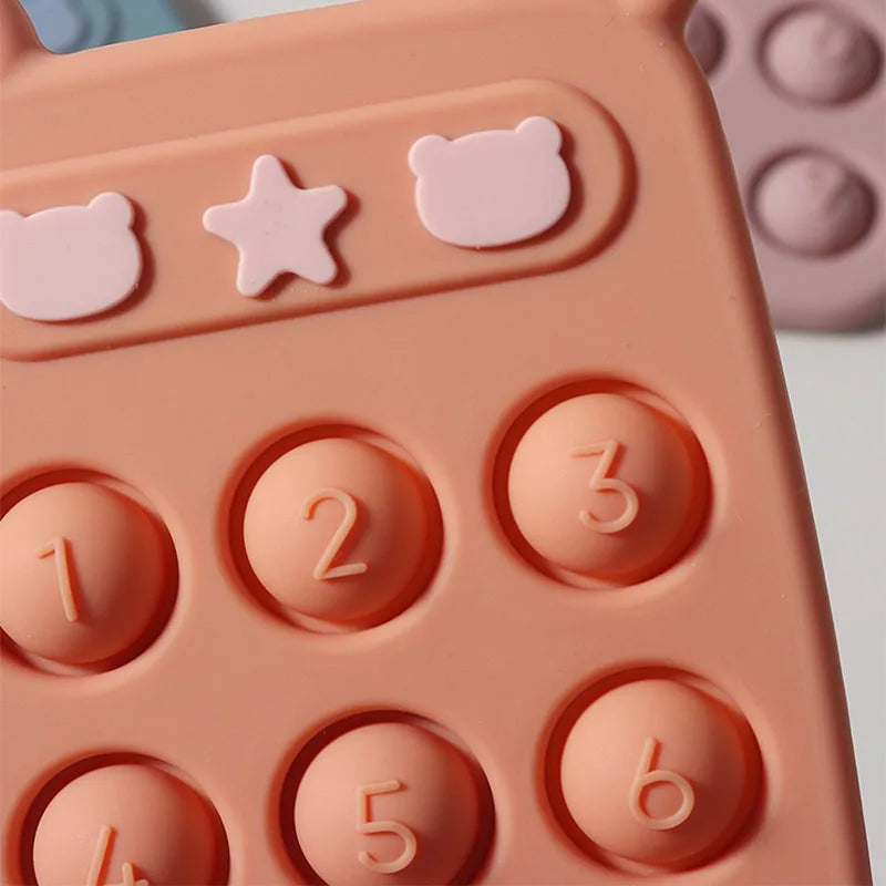 Fidget Toy™ - Silikonowy telefon sensoryczny - Gryzak i zabawka 2 w 1