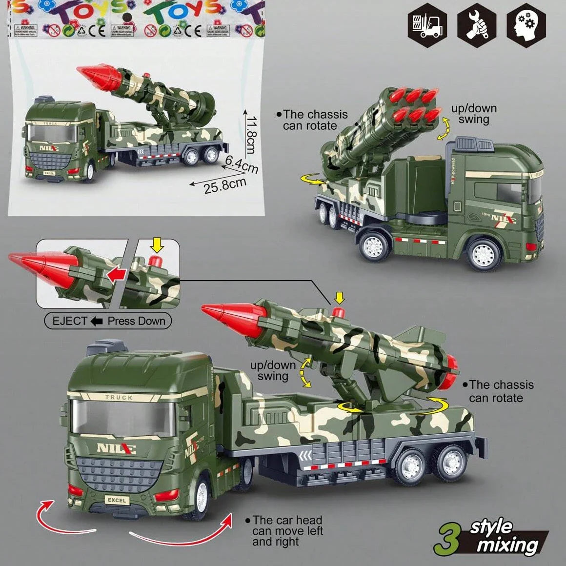 BattleTruck – Wojskowe i interaktywne – zabawki wojskowe