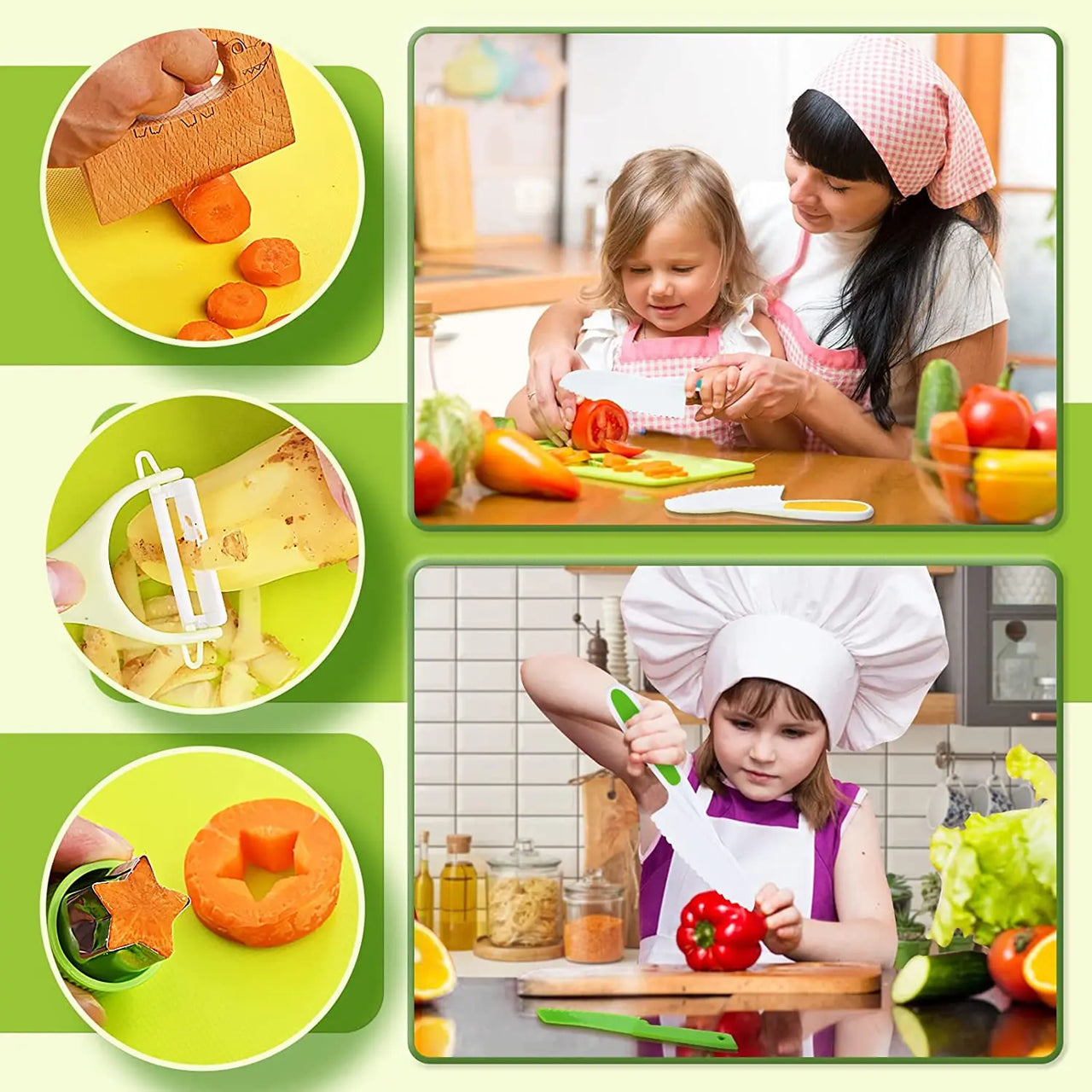 Junior Chef Set™ - Zestaw kuchenny dla dzieci - Akcesoria do gotowania