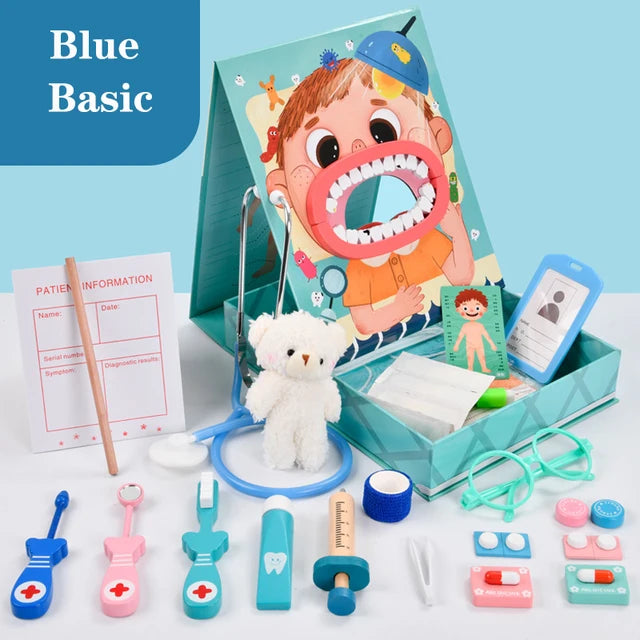 Woods™ - Zestaw do zabawy w dentystę - Mały dentysta