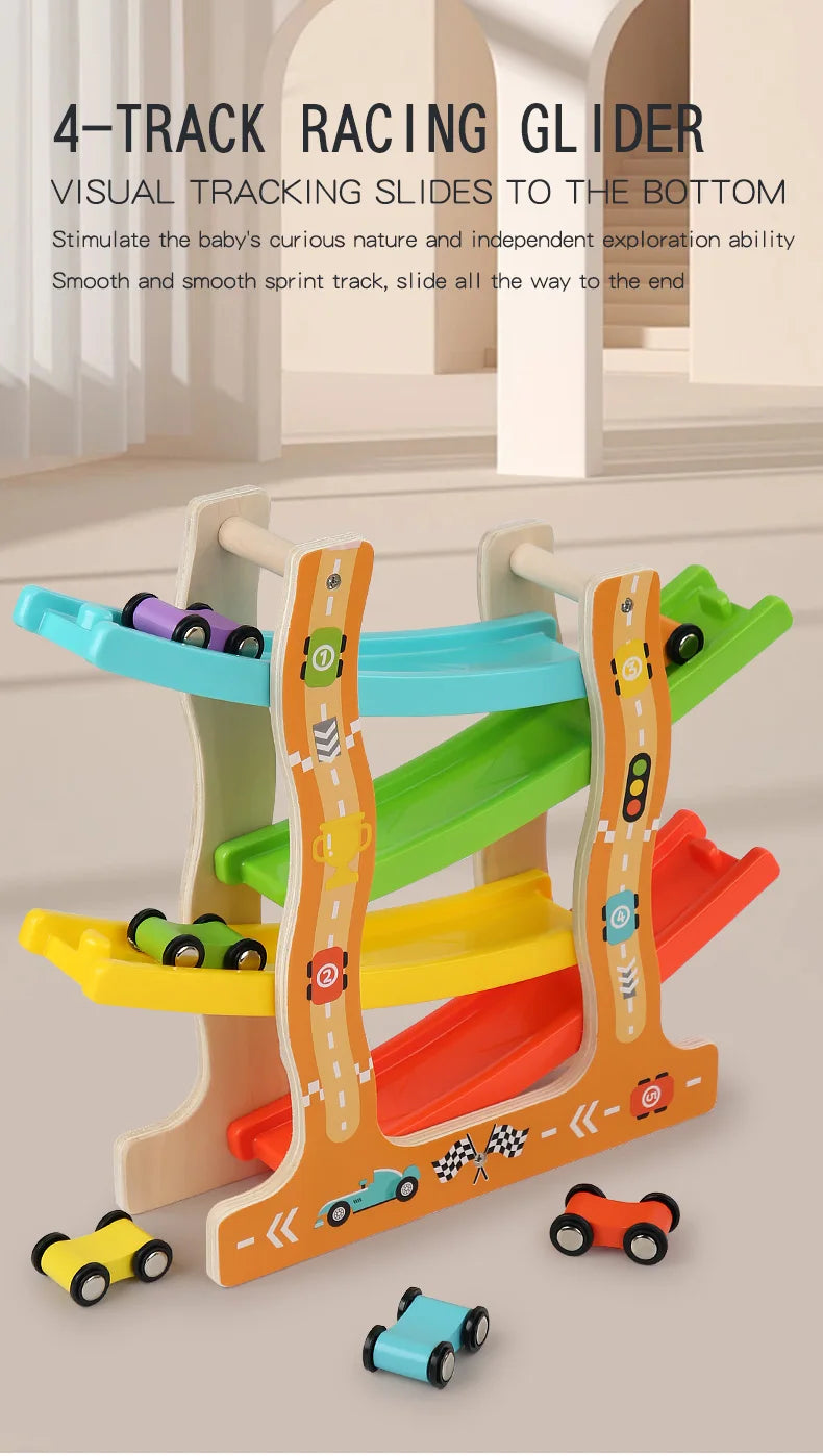 Woods™ - Kreatywna i edukacyjna - drewniana kolejka górska